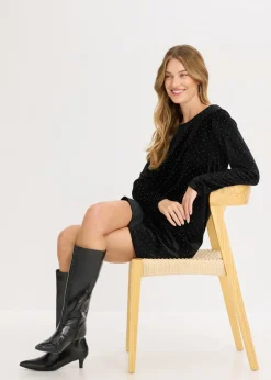 bonprix bonprix Vestido Negro metalizado New