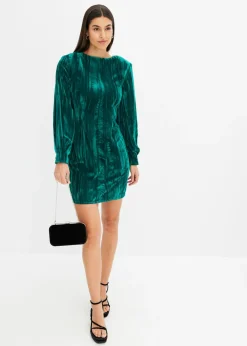 bonprix bonprix Vestido verde, brillante New