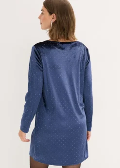bonprix bonprix Vestido Azul marino metalizado Best