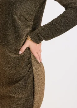 bonprix bonprix Vestido Negro-oro New