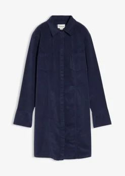 bonprix bonprix Vestido ajustado de pana Azul marino Outlet