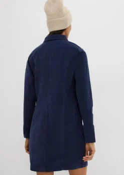 bonprix bonprix Vestido ajustado de pana Azul marino Outlet
