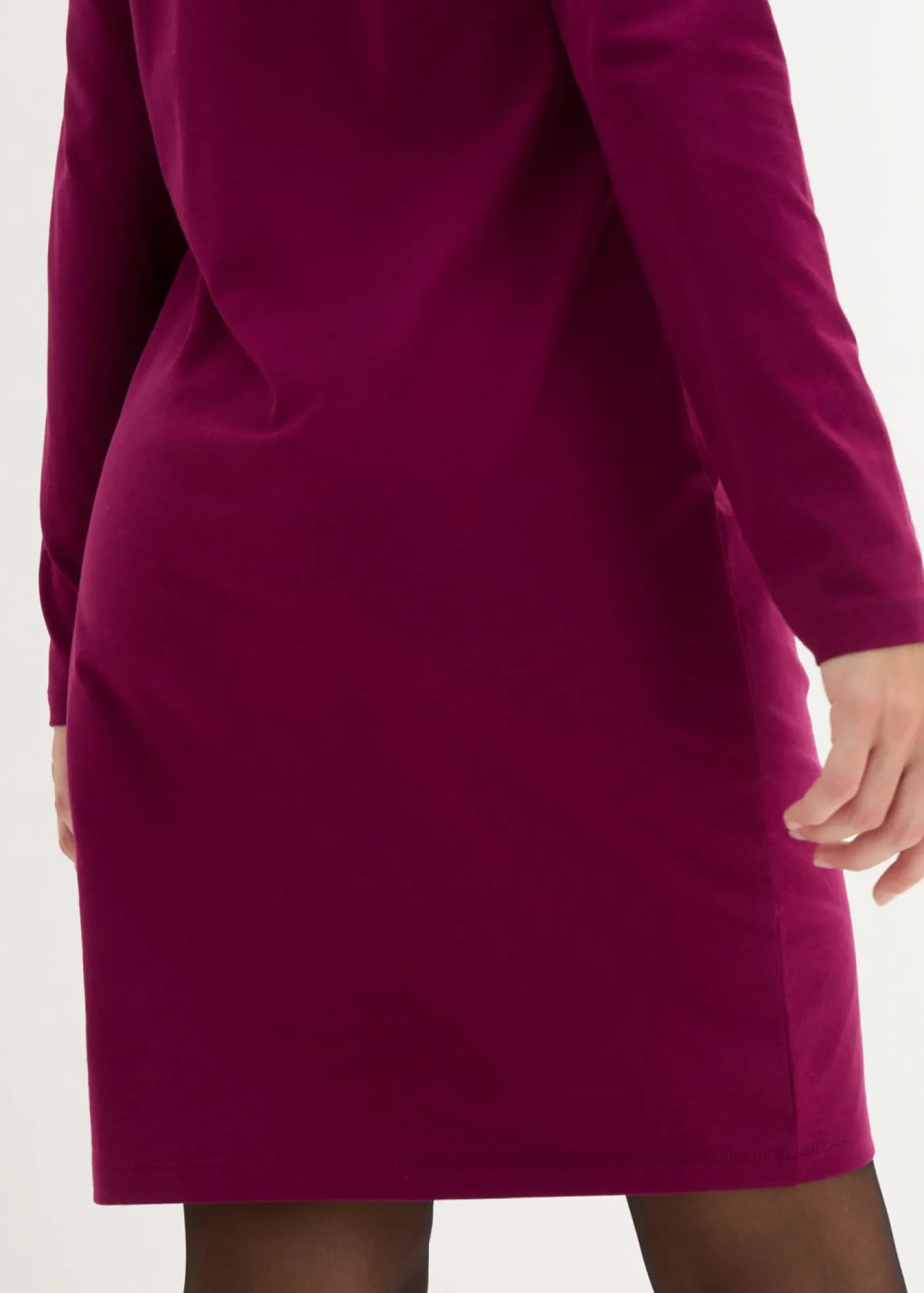 bonprix bonprix Vestido ajustado de punto (2 unidades) baya-negro Hot