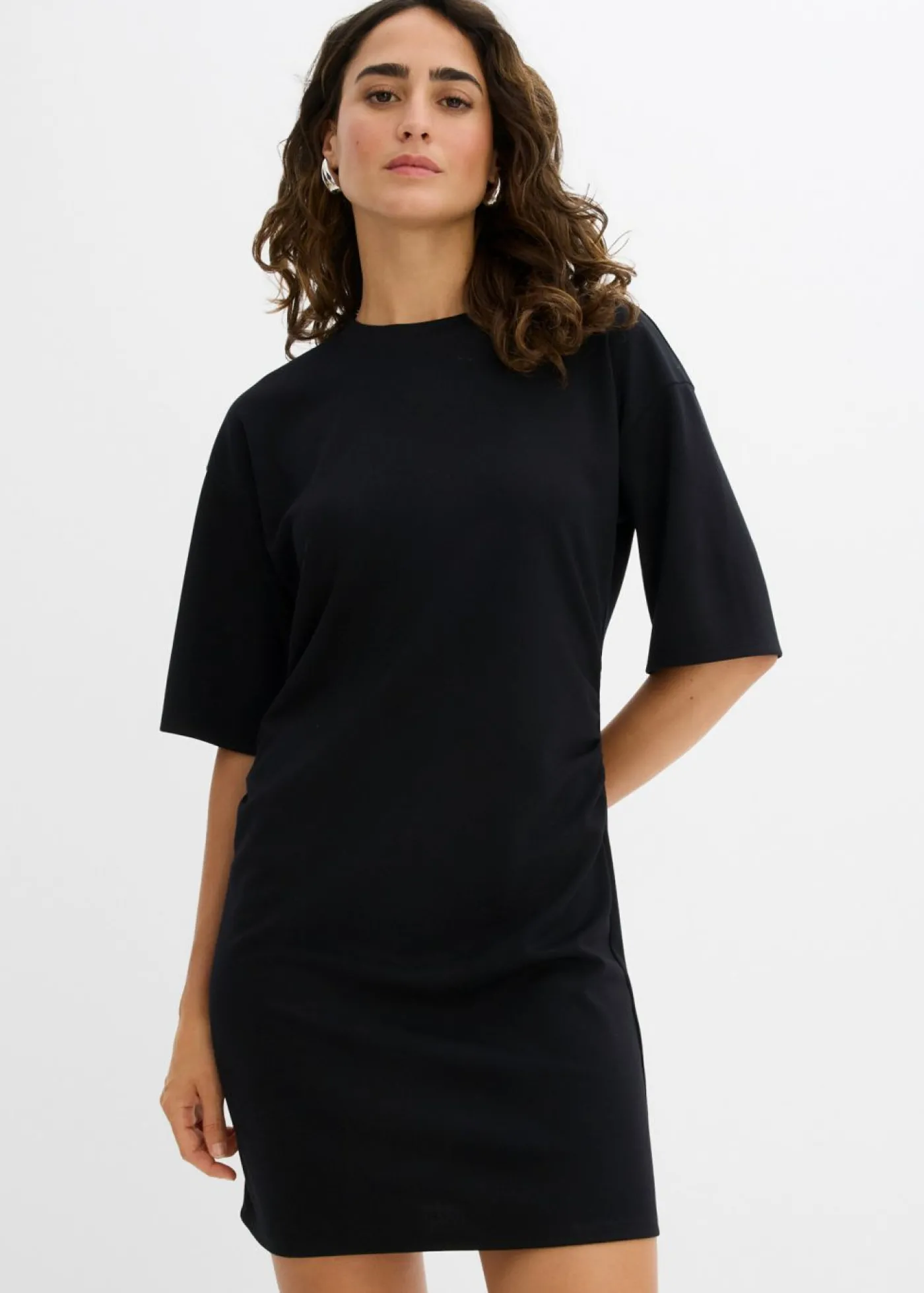 bonprix bonprix Vestido ancho tipo camiseta Negro Best
