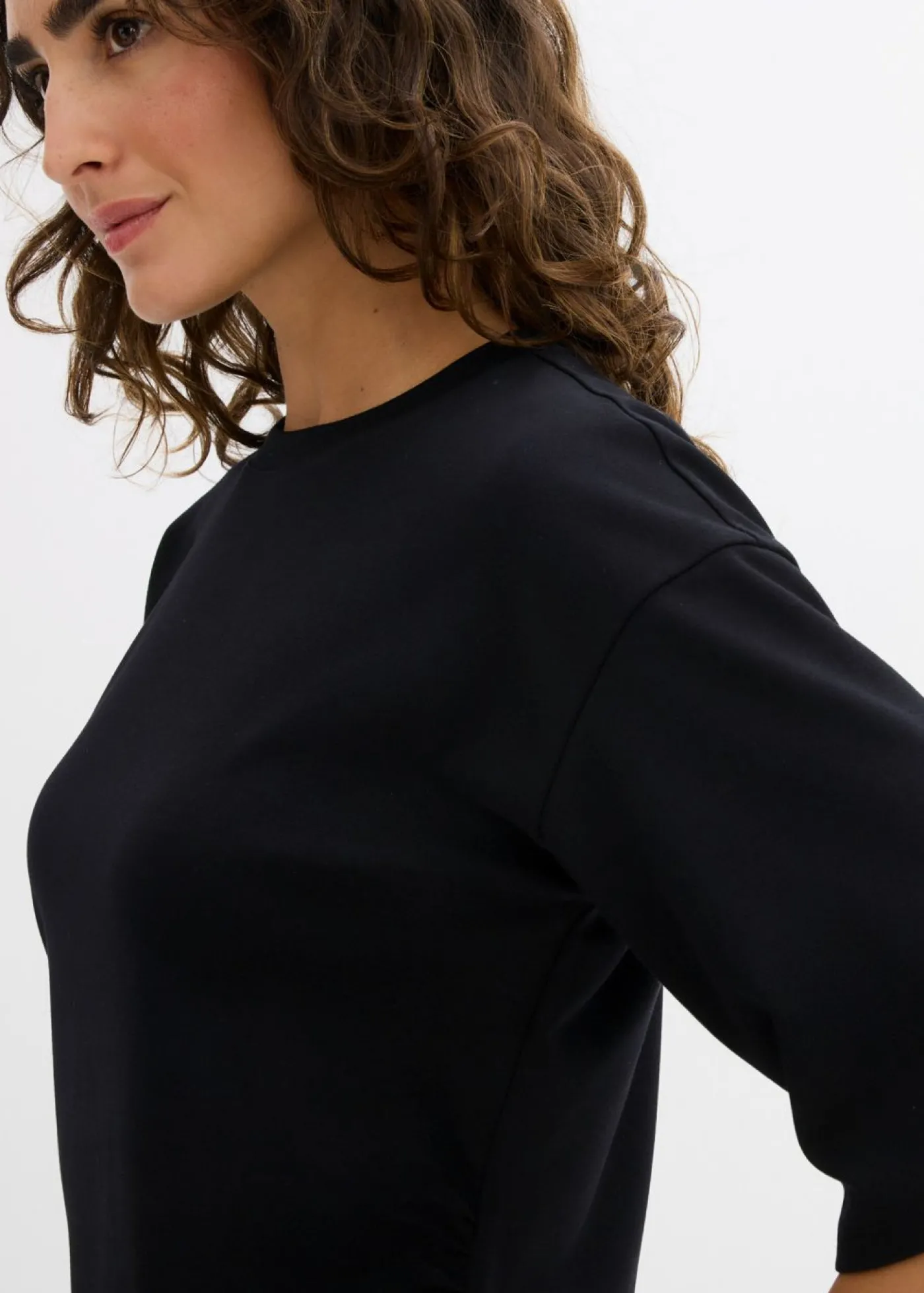 bonprix bonprix Vestido ancho tipo camiseta Negro Best