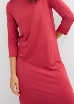 bonprix bonprix Vestido camisero de viscosa fina Cereza Best