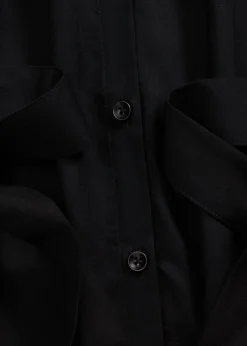 bonprix bonprix Vestido camisero de viscosa Negro