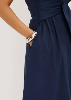 bonprix bonprix Vestido con detalle de cordón Azul marino Hot