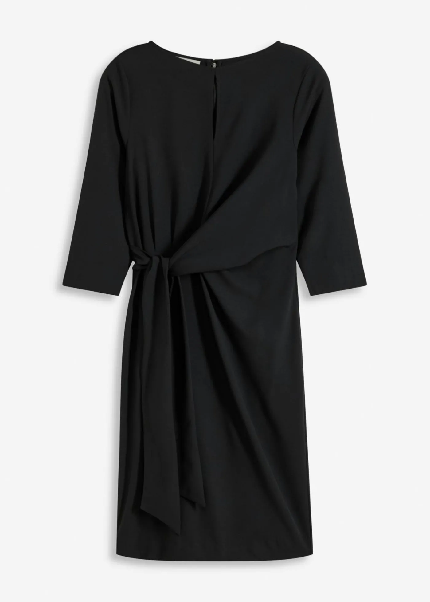 bonprix bonprix Vestido con detalle de cordón Negro