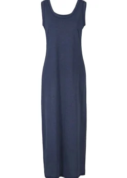 bonprix bonprix Vestido con diseño jaspeado azul marino moteado New