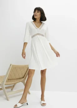 bonprix bonprix Vestido con encaje Blanco
