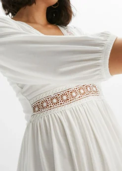 bonprix bonprix Vestido con encaje Blanco