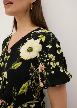 bonprix bonprix Vestido con mangas abullonadas Negro New