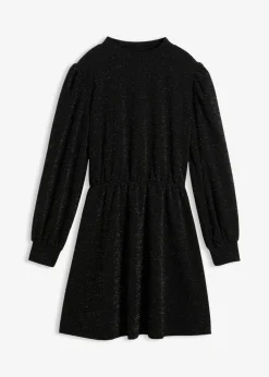 bonprix bonprix Vestido con purpurina de tejido interlock resistente Negro Best