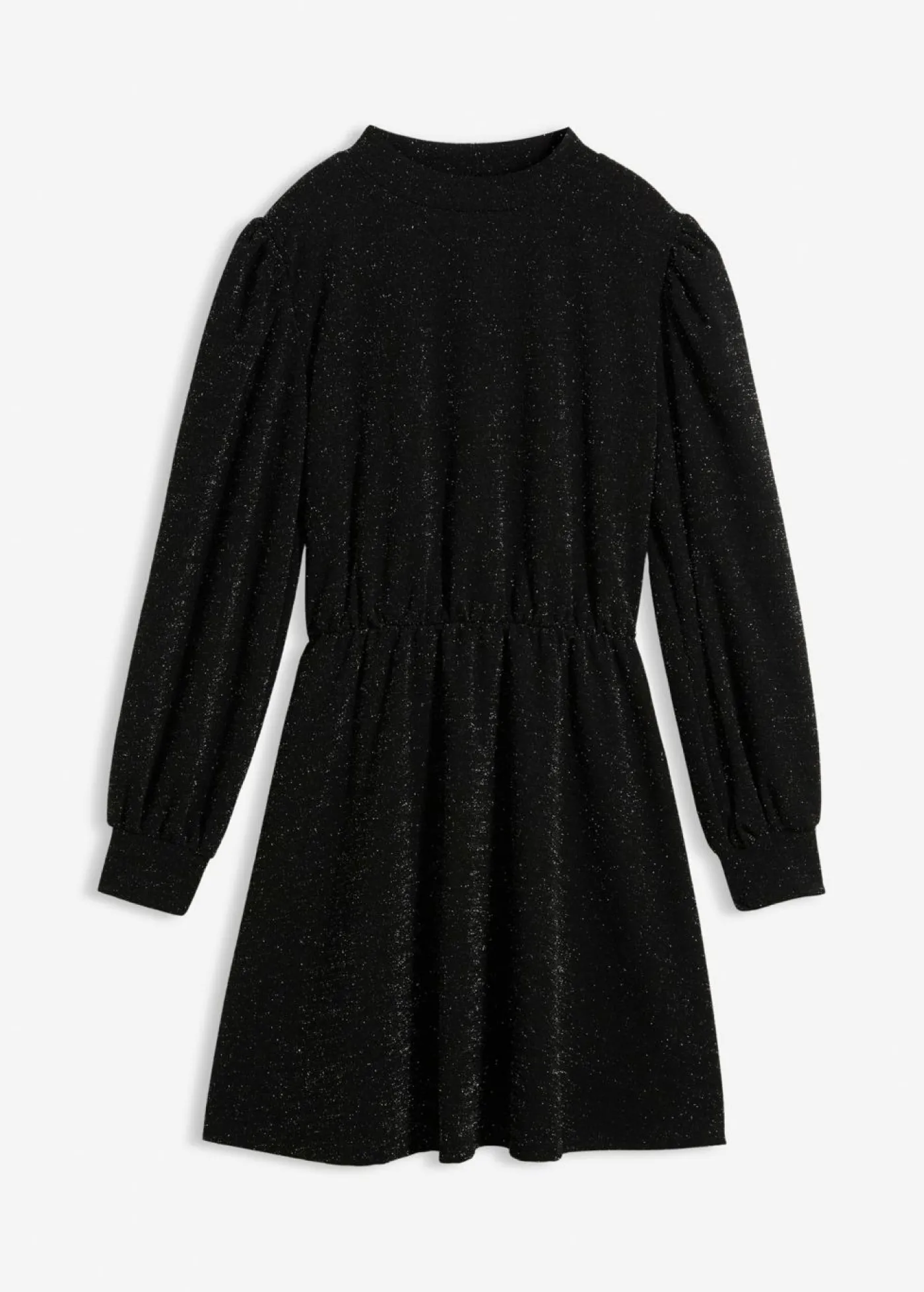 bonprix bonprix Vestido con purpurina de tejido interlock resistente Negro Best