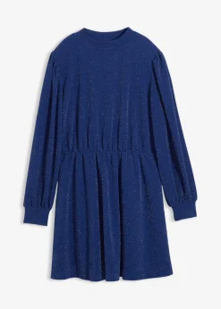 bonprix bonprix Vestido con purpurina de tejido interlock resistente Azul oxford Best