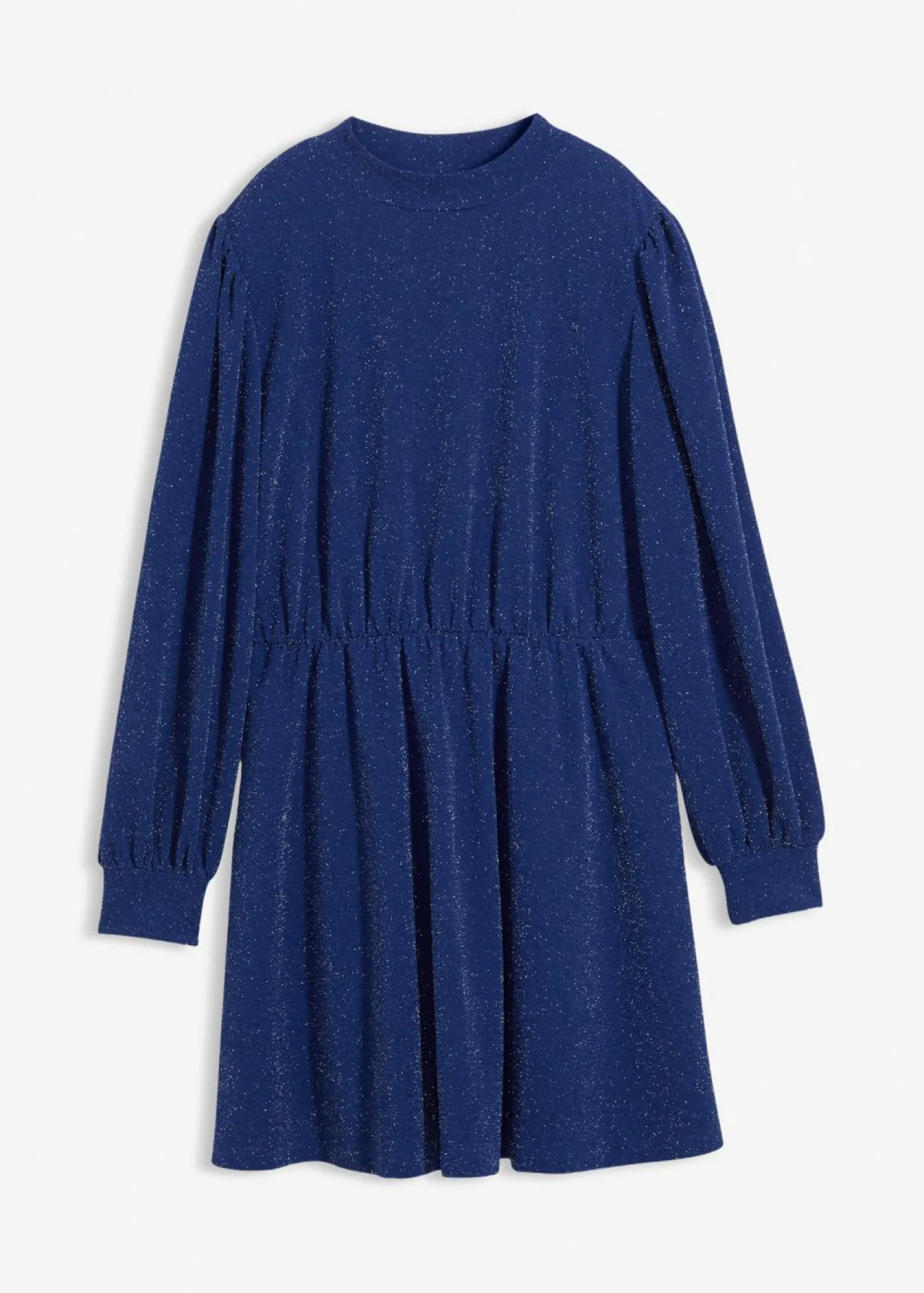 bonprix bonprix Vestido con purpurina de tejido interlock resistente Azul oxford Best