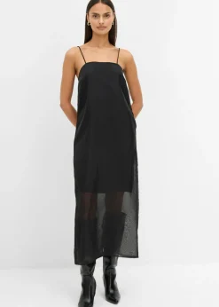 bonprix bonprix Vestido con tirantes finos Negro New