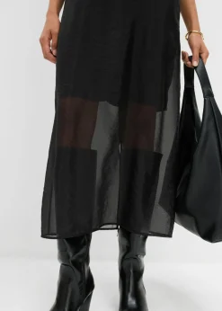 bonprix bonprix Vestido con tirantes finos Negro New