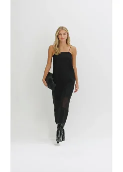 bonprix bonprix Vestido con tirantes finos Negro New