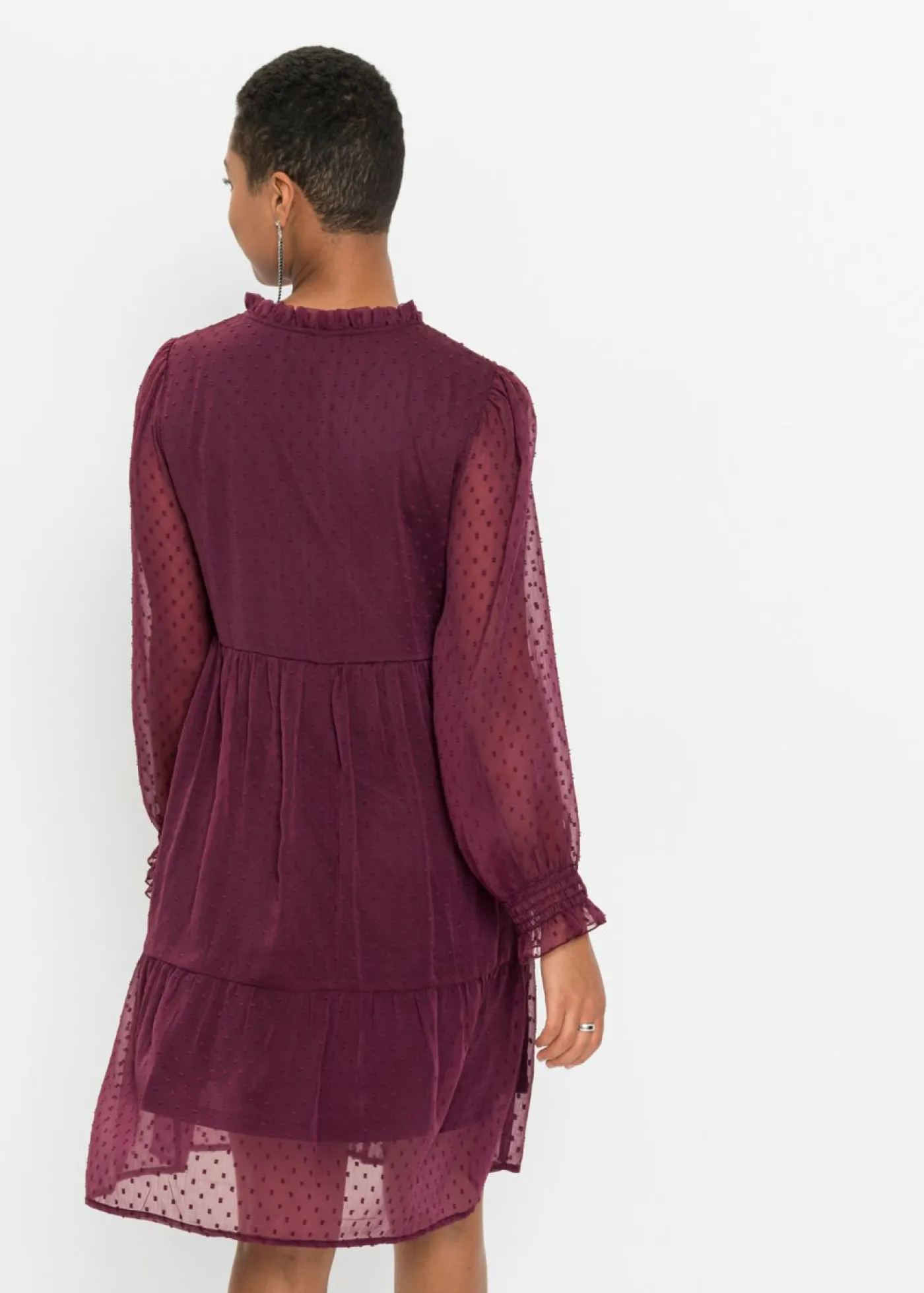 bonprix bonprix Vestido corto Burdeos New