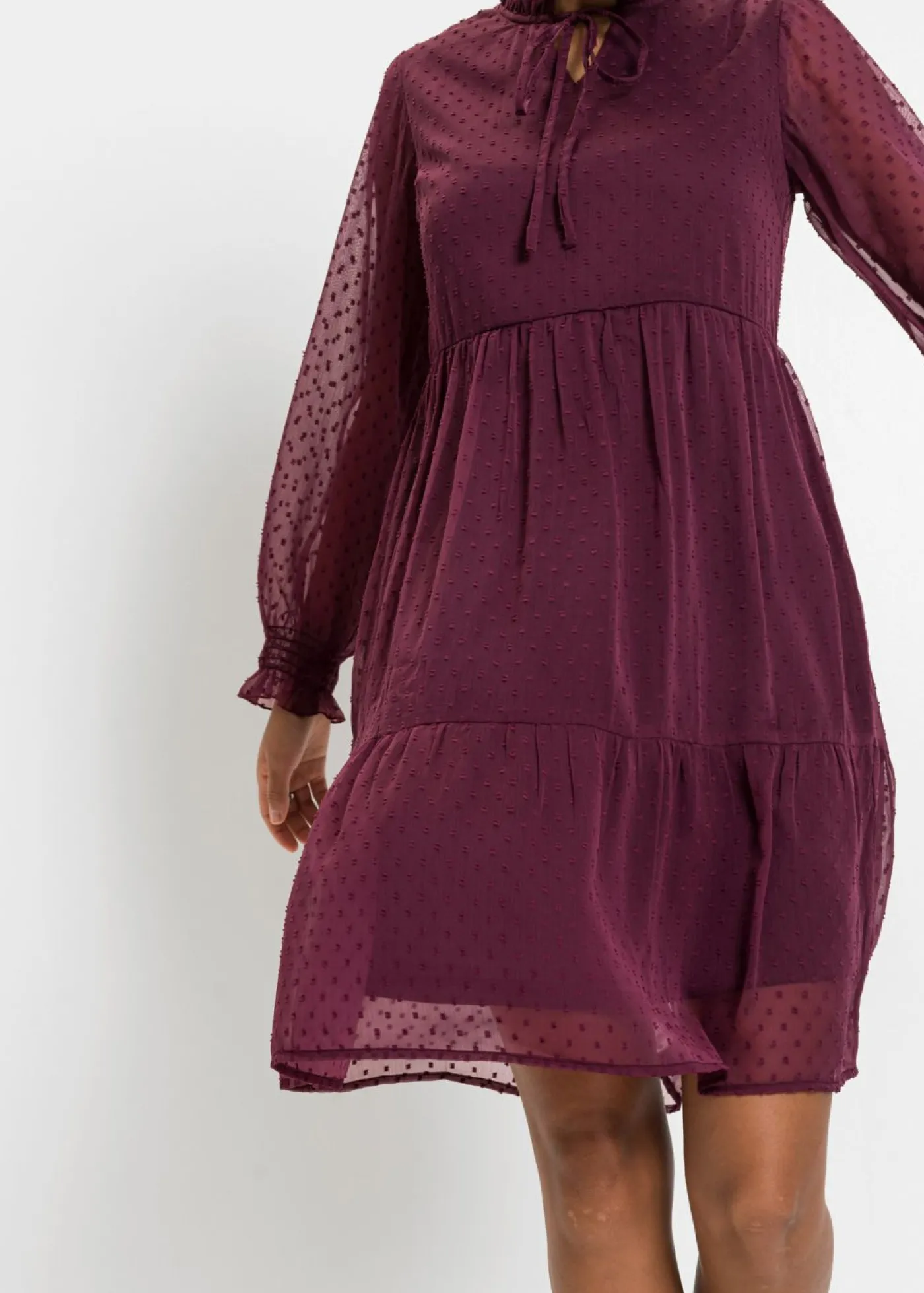bonprix bonprix Vestido corto Burdeos New