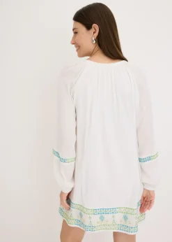bonprix bonprix Vestido corto Blanco estampado Hot