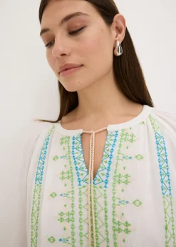 bonprix bonprix Vestido corto Blanco estampado Hot