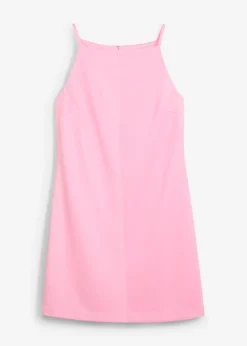bonprix bonprix Vestido corto de neopreno fluido Rosa Discount