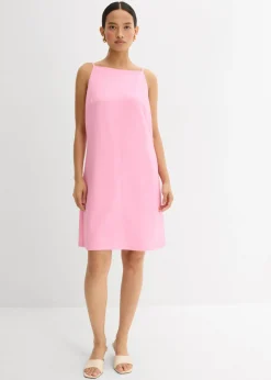 bonprix bonprix Vestido corto de neopreno fluido Rosa Discount