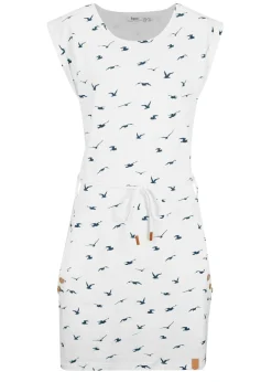 bonprix bonprix Vestido de algodón Blanco lana Sale