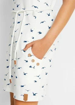 bonprix bonprix Vestido de algodón Blanco lana Sale