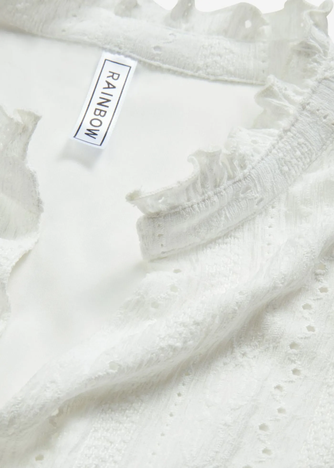 bonprix bonprix Vestido de algodón Blanco Discount