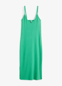 bonprix bonprix Vestido de algodón Verde ópalo