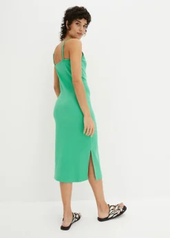 bonprix bonprix Vestido de algodón Verde ópalo