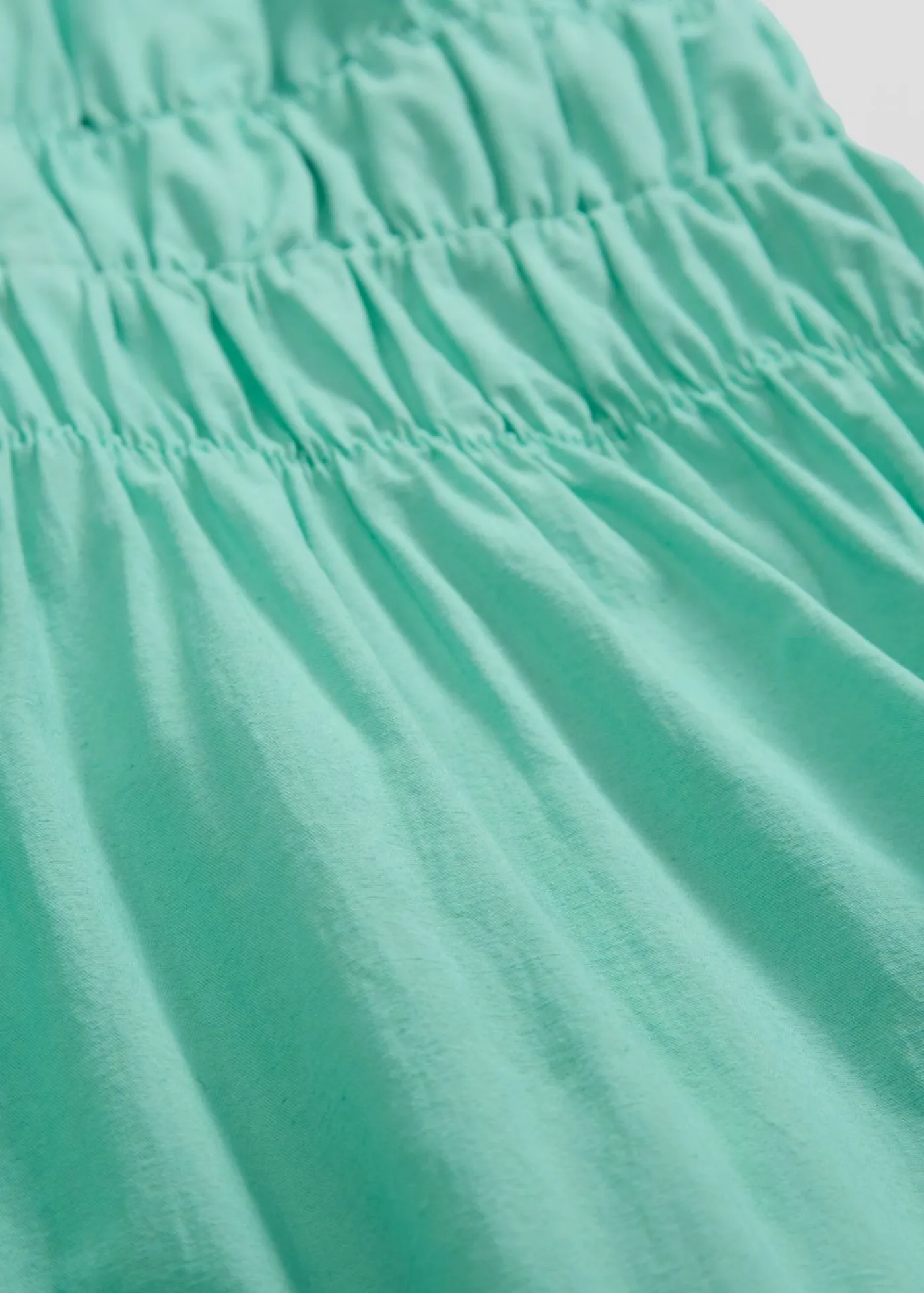 bonprix bonprix Vestido de algodón orgánico puro con tirantes Azul mentol Discount