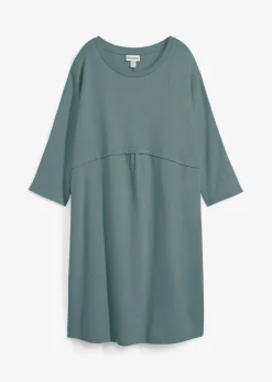 bonprix bonprix Vestido de algodón orgánico Verde eucalipto Sale