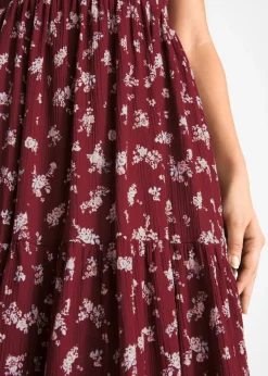 bonprix bonprix Vestido de algodón puro orquídea ahumado/naranja/melocotón claro Best