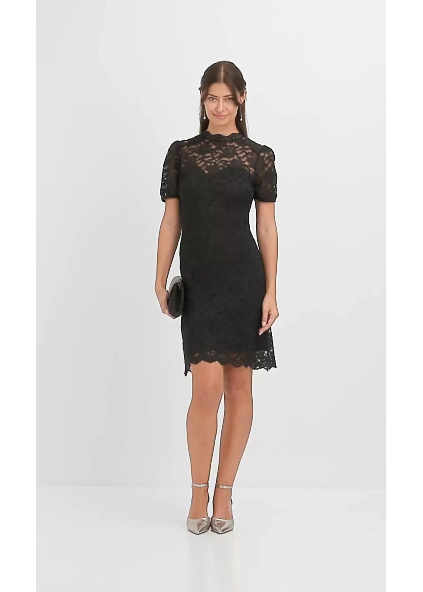 bonprix bonprix Vestido de encaje Negro