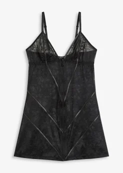 bonprix bonprix Vestido de encaje con cremallera Negro New
