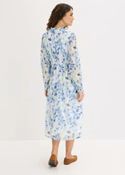 bonprix bonprix Vestido de gasa Azul Online