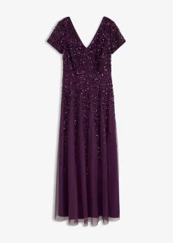 bonprix bonprix Vestido de lentejuelas Lila oscuro