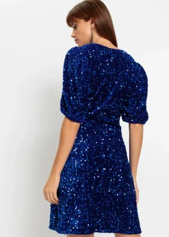 bonprix bonprix Vestido de lentejuelas zafiro Online
