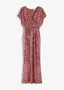 bonprix bonprix Vestido de lentejuelas Rosa oscuro Hot