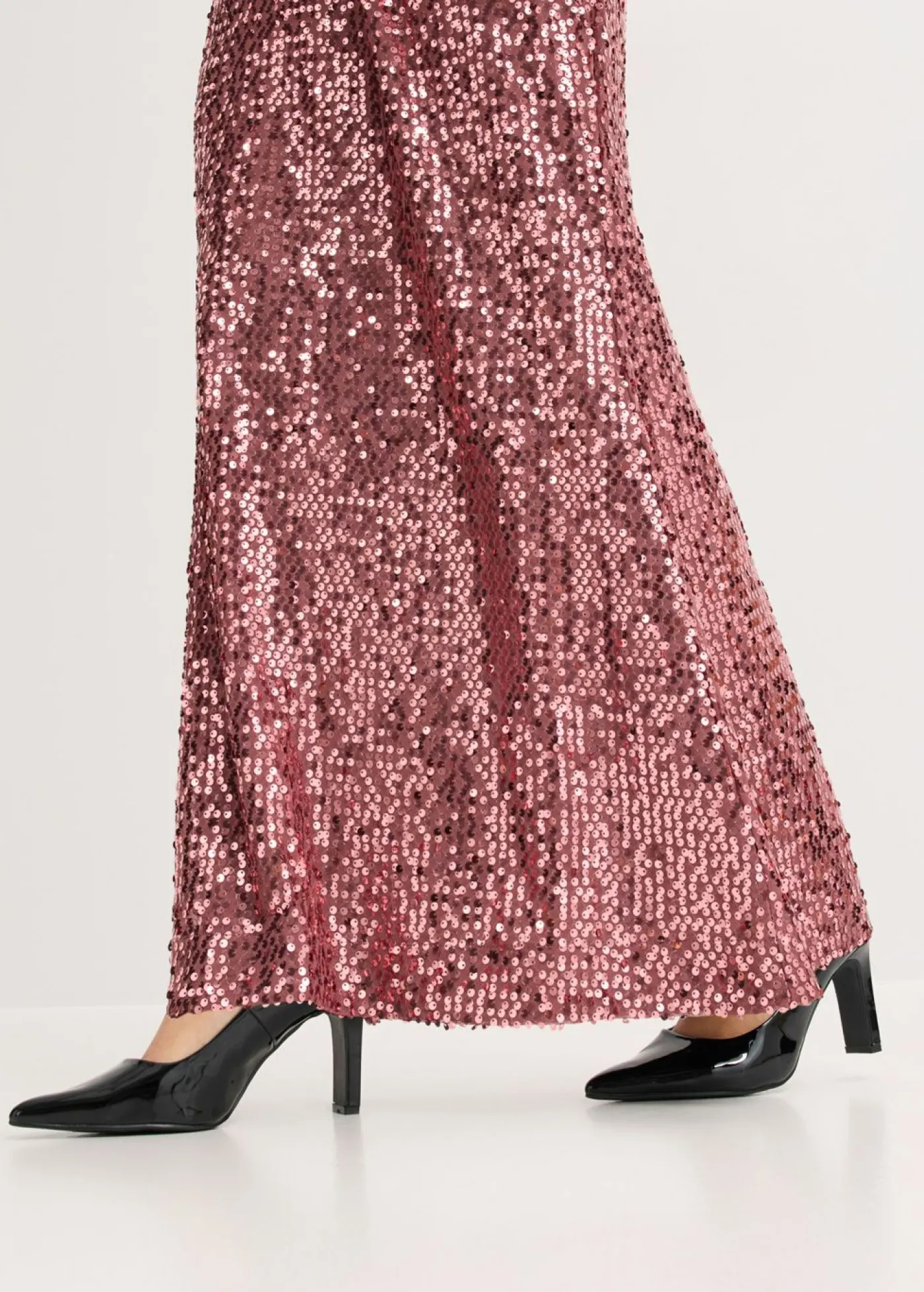 bonprix bonprix Vestido de lentejuelas Rosa oscuro Hot