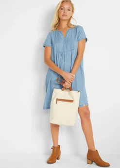 bonprix bonprix Vestido de lyocell denim negro Sale