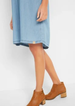 bonprix bonprix Vestido de lyocell Denim claro Outlet