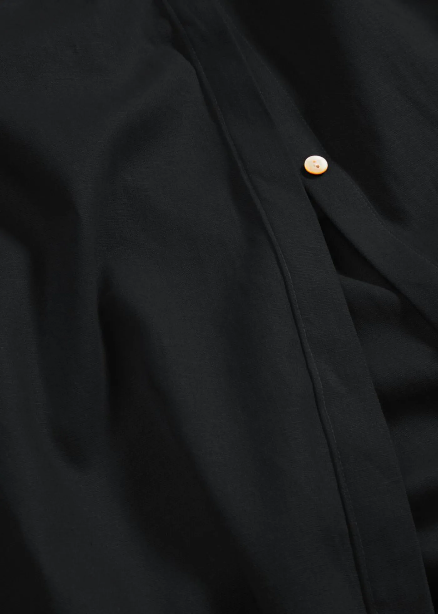 bonprix bonprix Vestido de mezcla de lino y viscosa con bolsillos Verde oliva oscuro Best