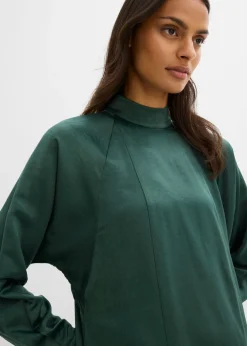 bonprix bonprix Vestido de mezcla de viscosa verde sombra Best