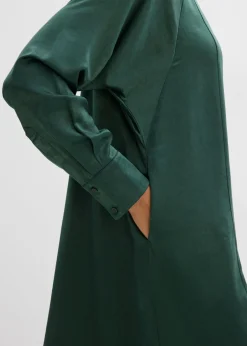 bonprix bonprix Vestido de mezcla de viscosa verde sombra Best